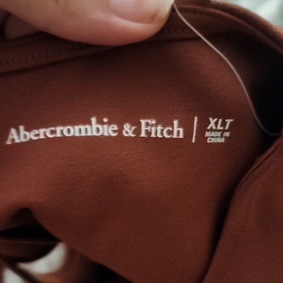 Abercrombie & Fitch One Shoulder Dress in Warm Brown - Picture 6 of 6